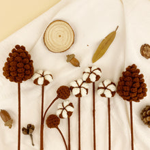 Load image into Gallery viewer, Cotton &amp; Pinecone &amp; Acorn Crochet Pattern
