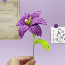 Load image into Gallery viewer, Small Lily with Vase Crochet Pattern
