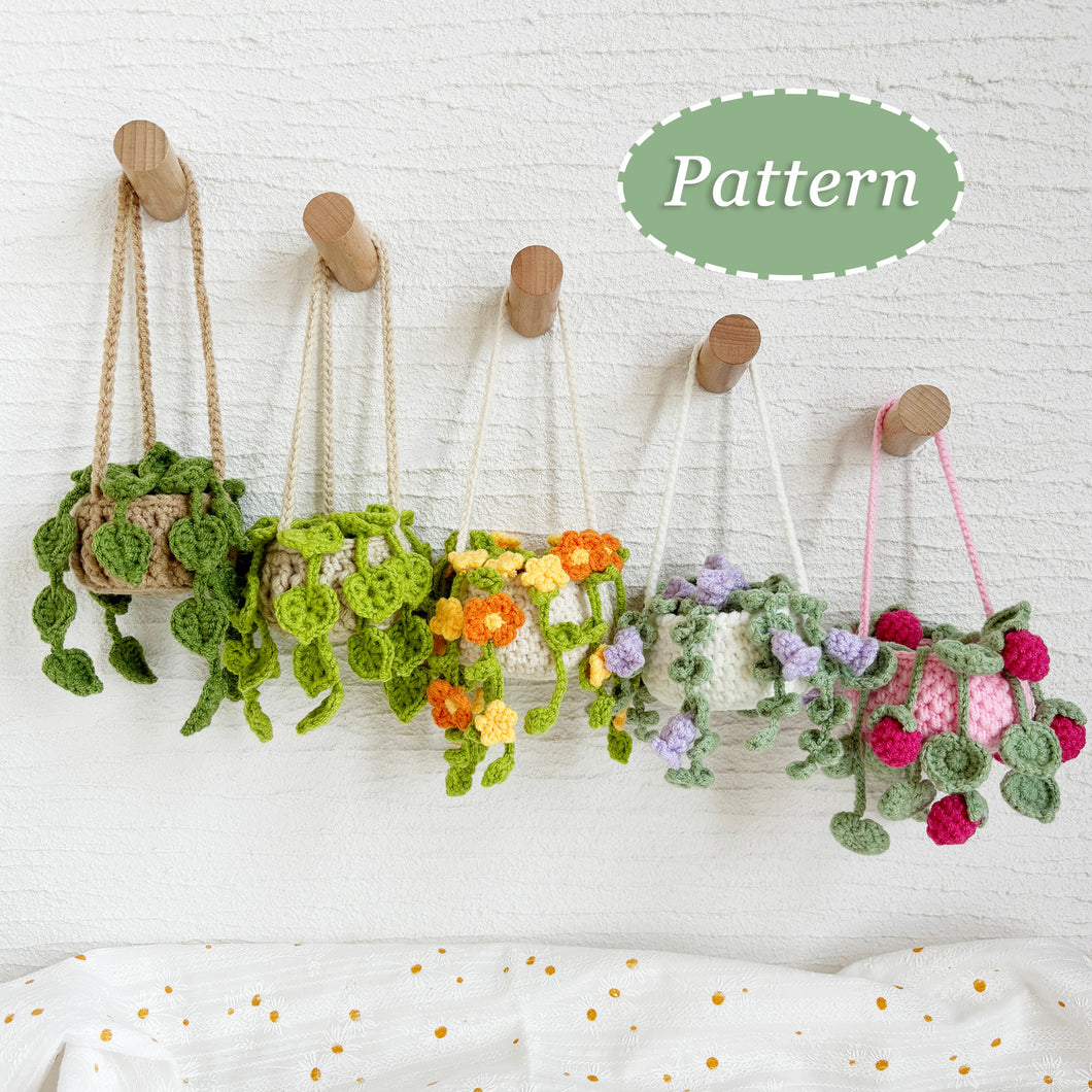 5in1 Plant Crochet Pattern Bundle