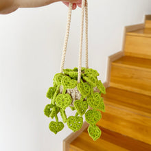 Load image into Gallery viewer, Tiny Pothos Monstera Crochet Pattern
