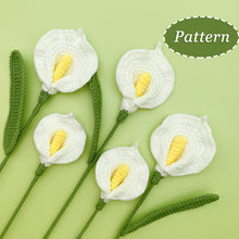 Load image into Gallery viewer, Calla Lily Flower Crochet Pattern
