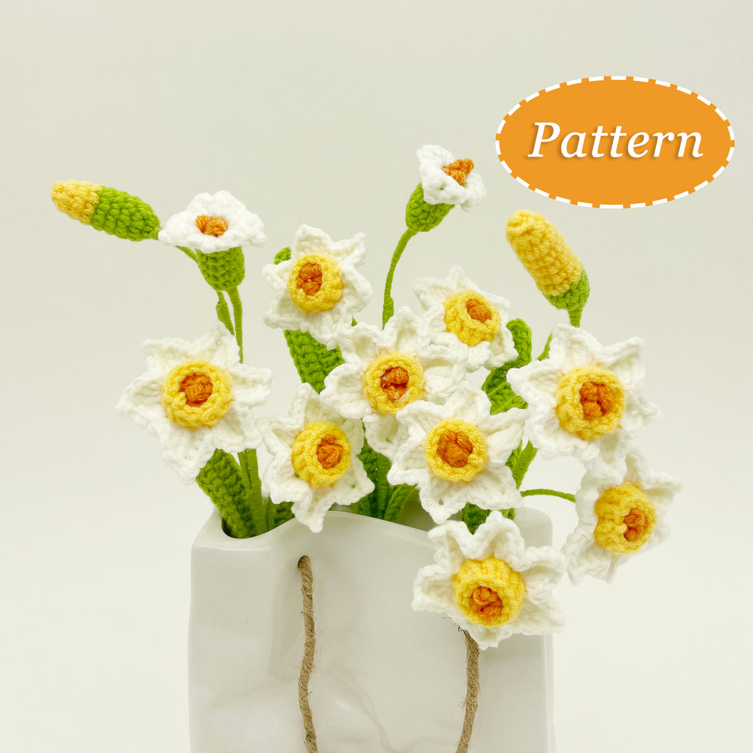 Daffodils Flower Crochet Pattern