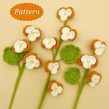 Load image into Gallery viewer, Pansy Flower Crochet Pattern
