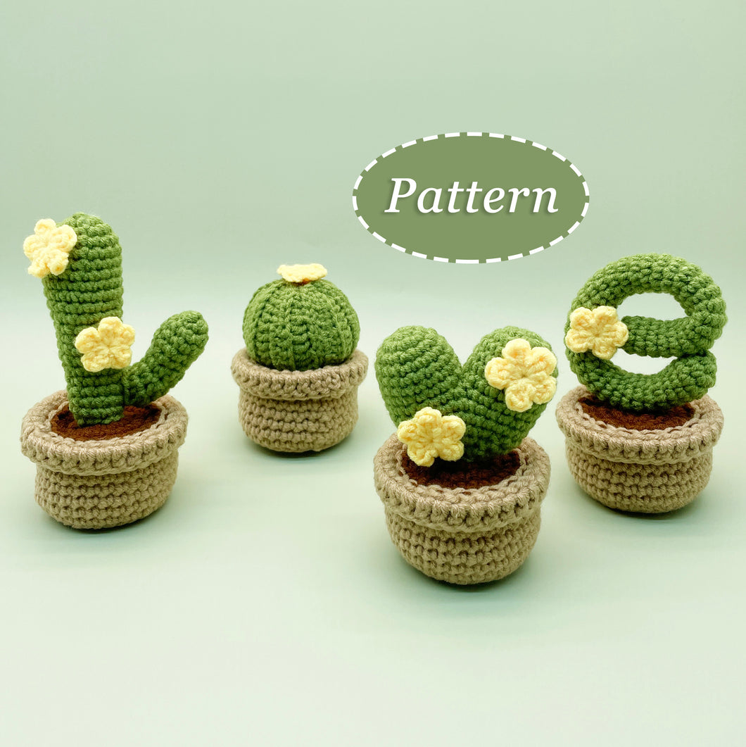 Cactus LOVE Crochet Pattern