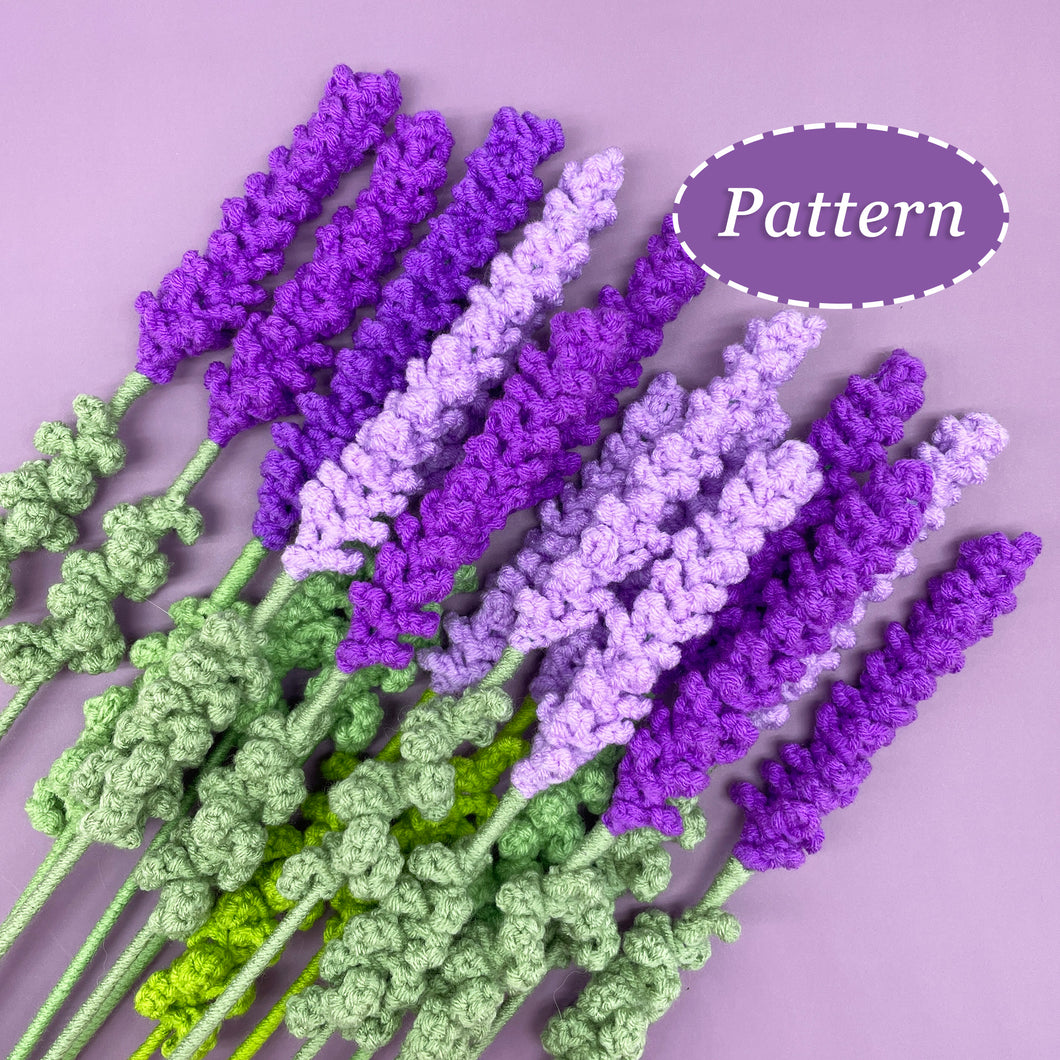 Lavender Flower Crochet Pattern